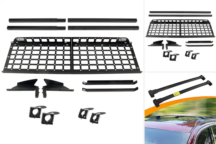 Detailed view of Best Aluminum Alloy Trunk Crossbars