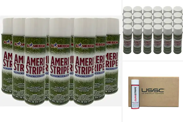 Detailed view of Best Athletic Field Marking Paints