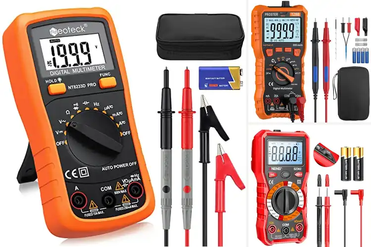 Detailed view of Best Backlit LCD Multimeters