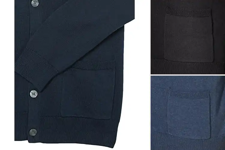 Detailed view of Best Button Up Cardigans For Men