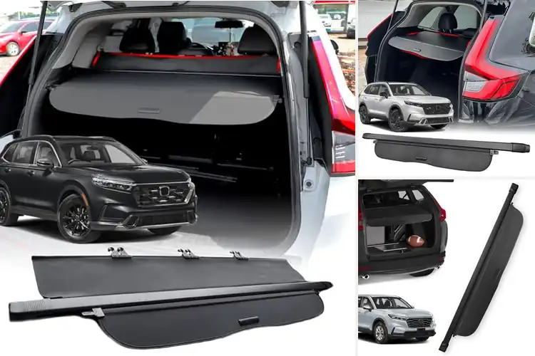 Detailed view of Best Carbon Fiber Look Trunk Shield For Crv