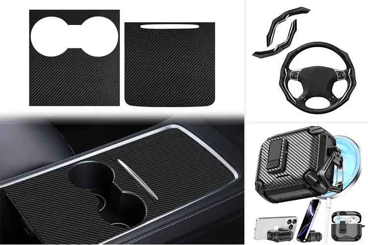 Detailed view of Best Carbon Fiber Texture Covers