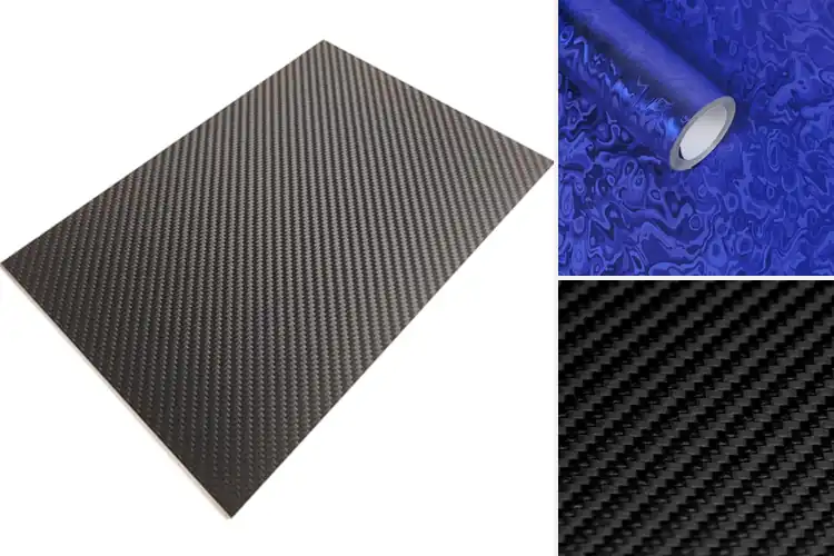 Detailed view of Best Carbon Fiber Texture Finish