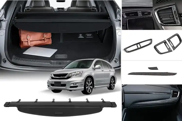 Detailed view of Best Carbon Fiber Texture Honda CRV Tray Cover