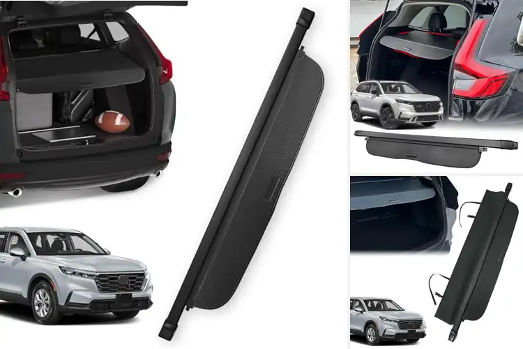 Detailed view of Best Carbon Fiber Texture Trunk Cover For Crv