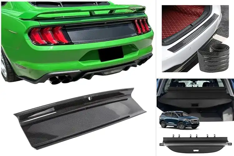 Detailed view of Best Carbon Fiber Trunk Covers