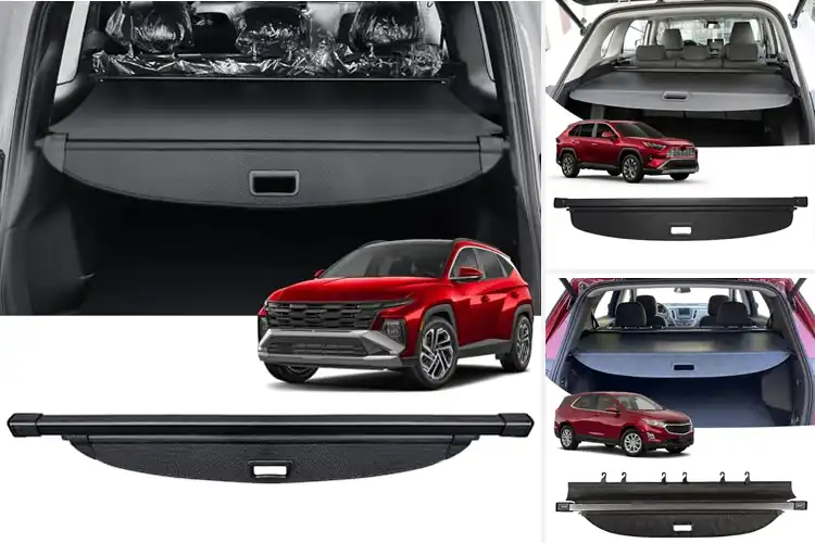 Detailed view of Best Carbon Fiber Trunk Shades for Sleek Cargo Security