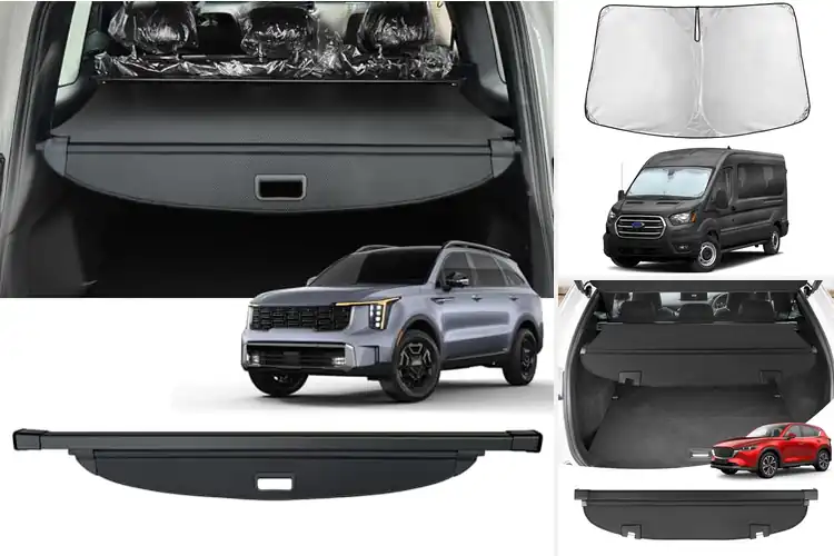 Detailed view of Best Cargo Shades for Hidden, Secure Trunk Storage
