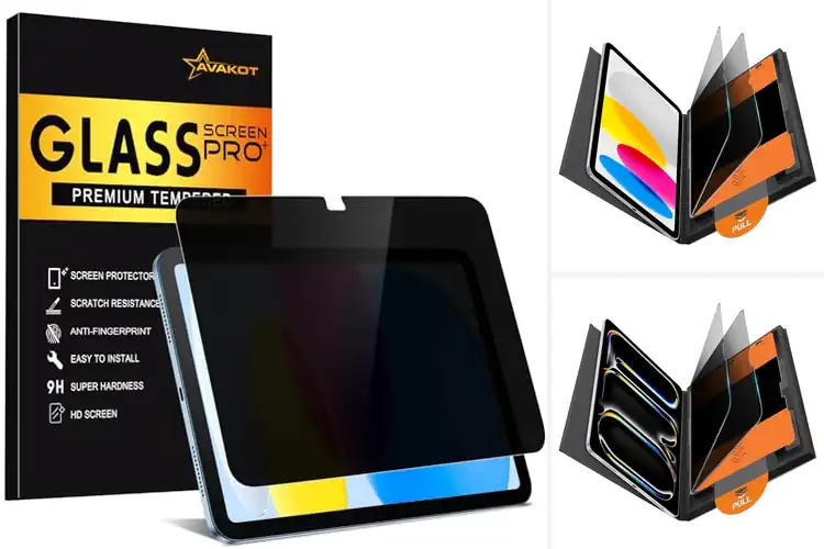 Detailed view of Best Clarity Anti Spy Protector For iPad