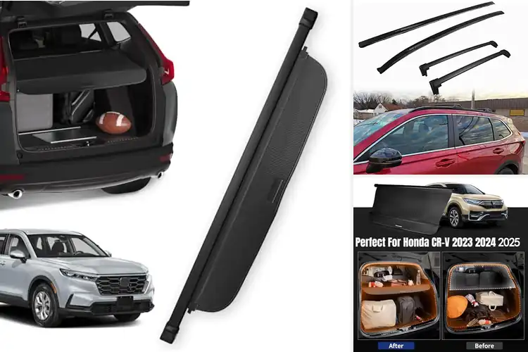 Detailed view of Best Durable Aluminum Crossbar Honda CRV Cargo Covers