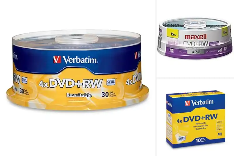 Detailed view of Best DVD+RW Discs