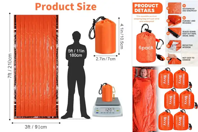 Detailed view of Best Emergency Bivy Sacks With Whistle