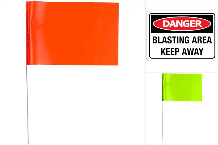 Detailed view of Best Excavation Site Markers