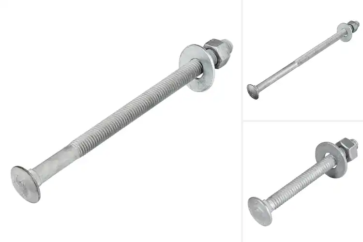 Detailed view of Best Galvanized Carriage Bolts: Strong, Lasting Projects