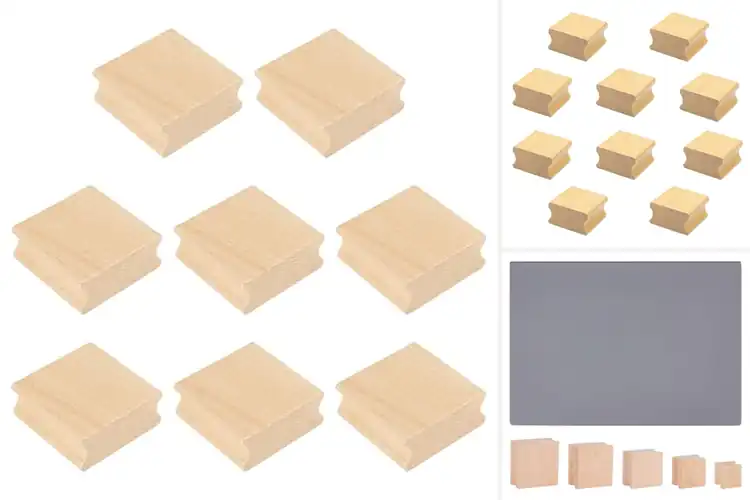 Detailed view of Best Handcrafted Wood Mount Stamps