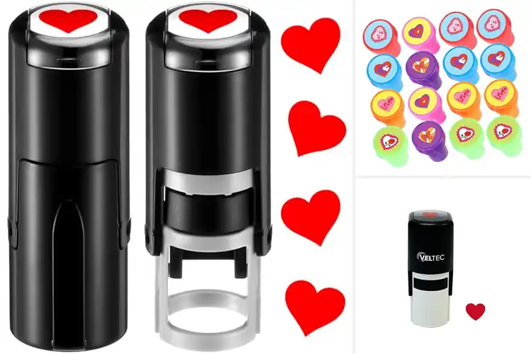 Detailed view of Best Heart Stamps: Top 10 Creative Picks for All Ages