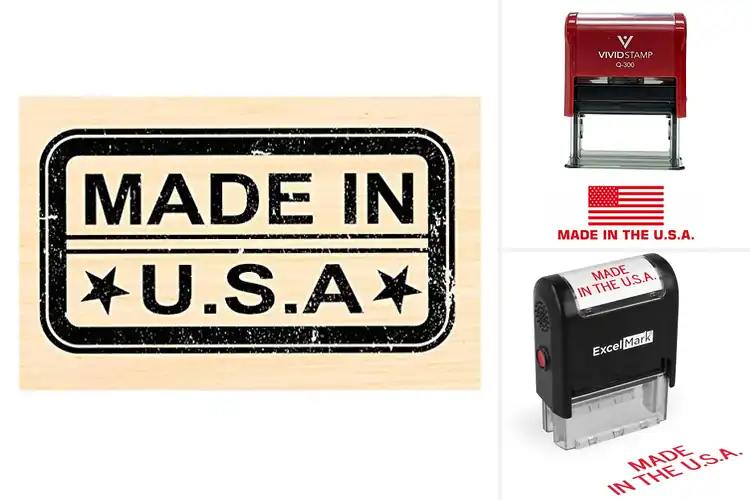 Detailed view of Best Made In USA Rubber Stamps