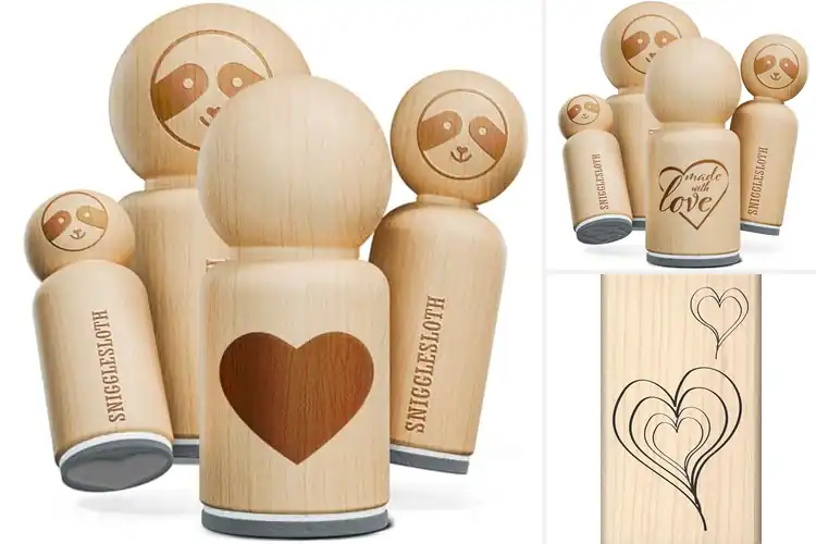 Detailed view of Best Made In Usa Valentine Stamps For Local Crafting