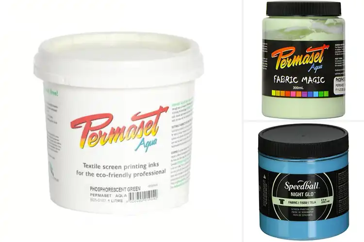 Detailed view of Best Phosphorescent Screen Printing Inks