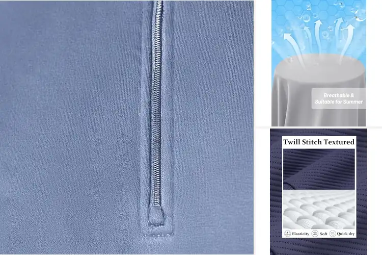 Detailed view of Best Quarter Zip Pullovers For Men: Top Styles You’ll Love
