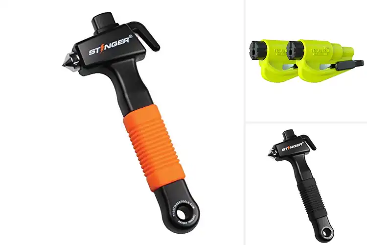 Detailed view of Best Razor Sharp Seat Belt Cutter Car Tool