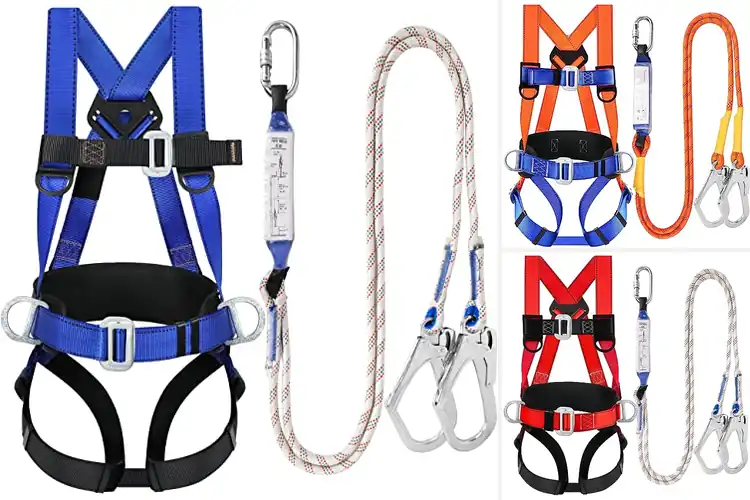 Detailed view of Best Safety Harnesses: Work High, Stay Safe
