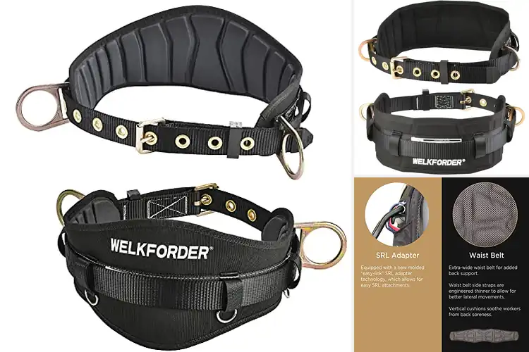 Detailed view of Best Safety Harnesses With Tool Rings