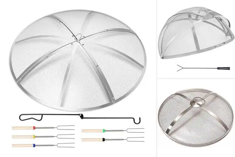 Detailed view of Best Stainless Steel Fire Screens