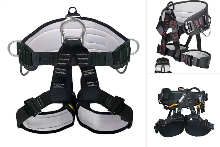Detailed view of Best Thickened Waist Cushion Climbing Harnesses