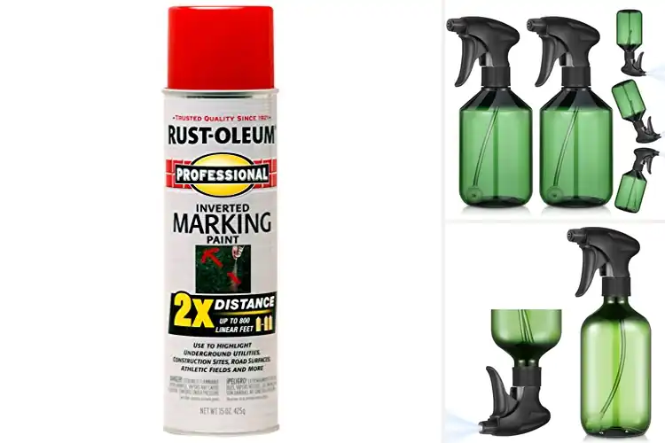 Detailed view of Best Upside-Down Spray Capability