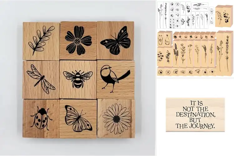 Detailed view of Best Wooden Mounted Stamps