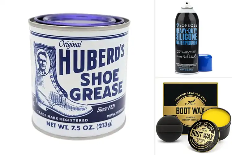 Detailed view of Best Work Boots Waterproofer